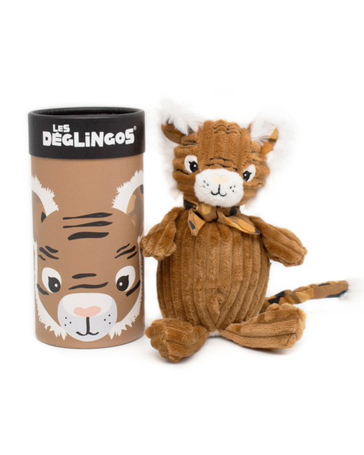 Peluche petit simply Speculos le tigre en boîte