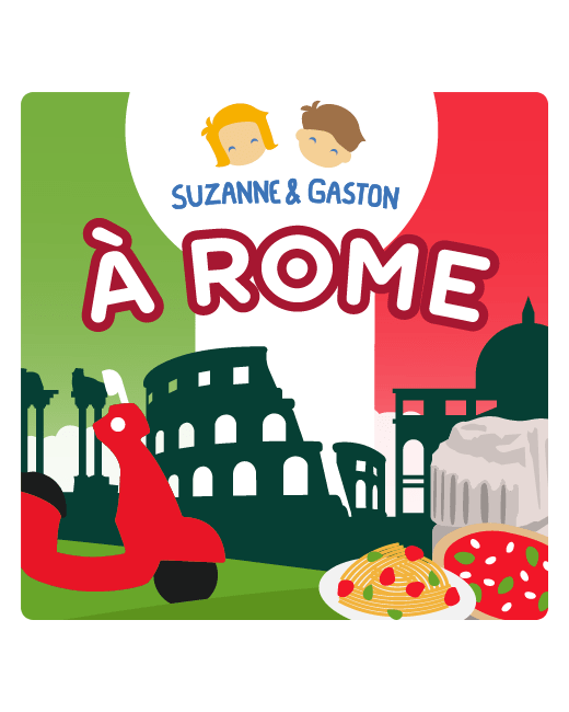 Livre audio enfant - Suzanne et Gaston à Rome