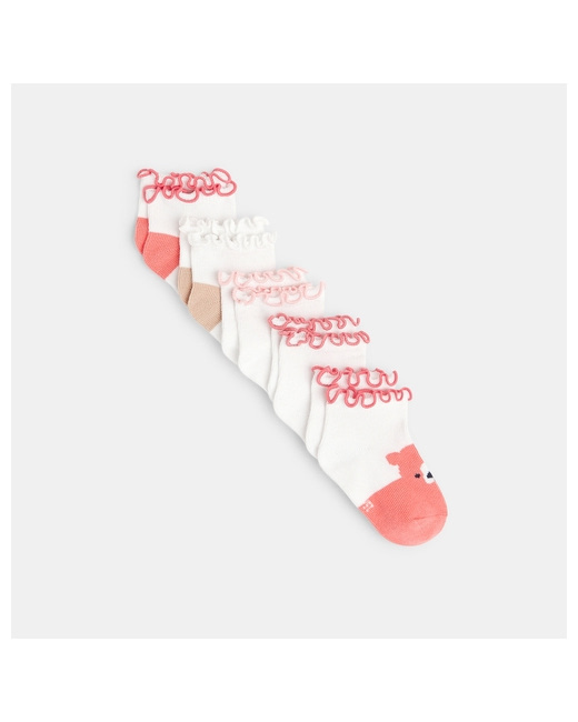 Socquettes bords festonnés (lot de 5)