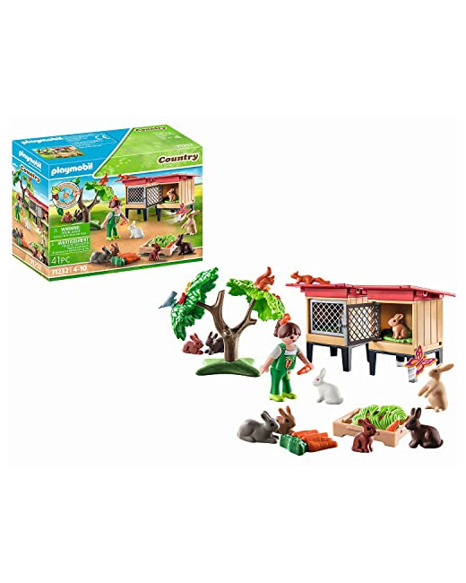 Playmobil Country - Enfant avec enclos et lapins