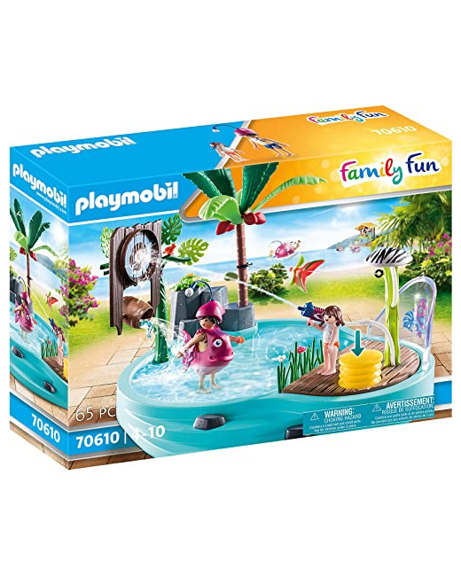 Playmobil Family Fun - Piscine avec jet d'eau