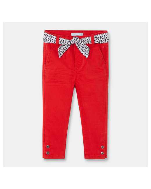 Pantalon twill bas boutonné