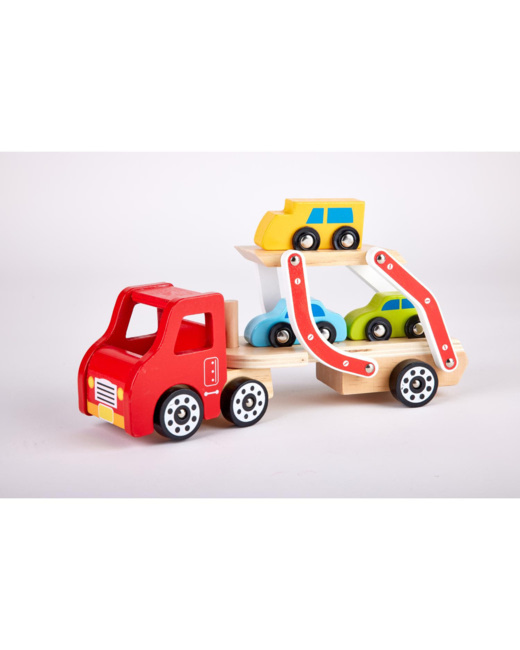 Jouet bois Camion transporteur en bois