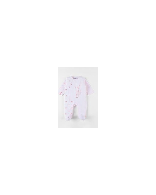 Pyjama 1 pièce imprimé papillons et girafe en jersey