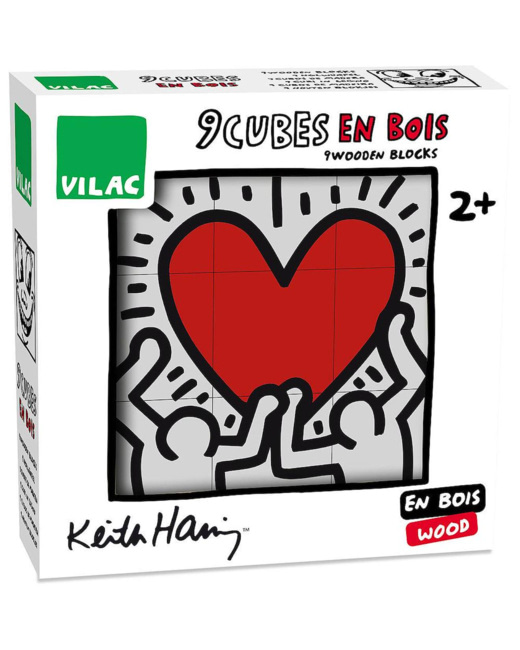 Coffret de 9 cubes Keith Haring