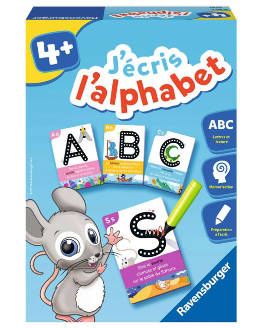 J'écris l'alphabet - de 4 ans