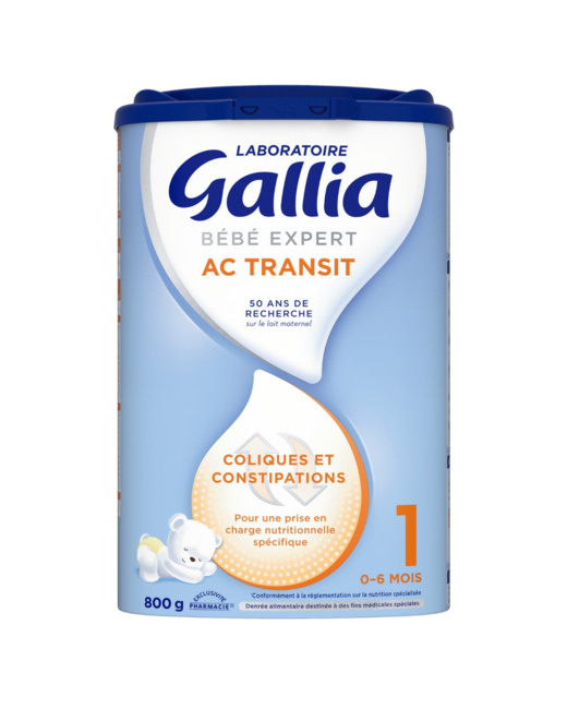 GALLIA Calisma Relais 1 Lait en poudre pour bébé - 3 x 830 g - De 0 à 6 mois