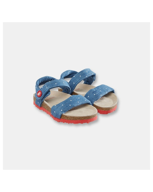 Sandalettes en jean à scratch
