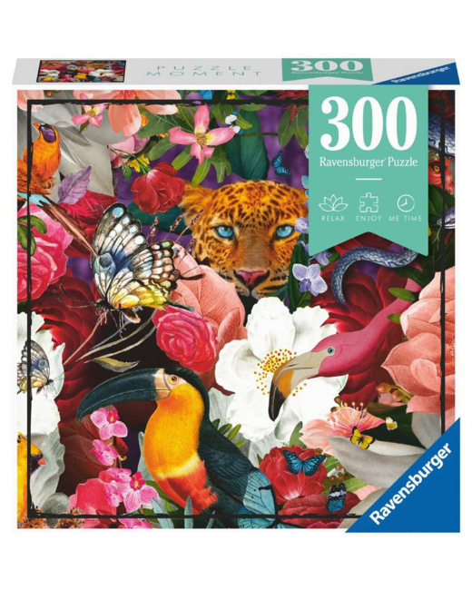 Puzzle Moment - Fleurs tropicales - de 8 ans