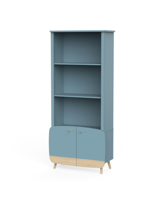 Bibliothèque 2 portes 2 rayons Firmiana