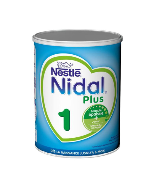 Nestlé Nidal 1 Lait Bébé 1er ge en Poudre De 0 à 6mois, 350g : :  Epicerie