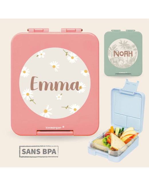 Boîte à Goûter Personnalisée Tendance