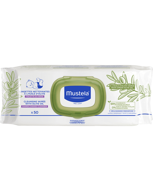 Lingettes à l'huile d'olive