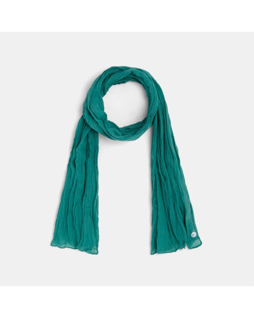 Chèche froissé vert garçon