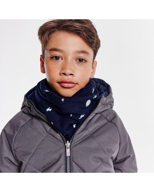 Snood doublé en moumoute polaire garçon