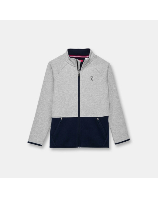 Sweat technique biface gris garçon