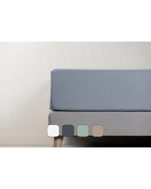 Drap housse 100% Percale de Coton