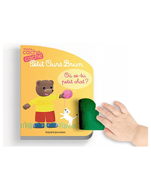 Mini cache-cache Petit Ours Brun - Où es-tu petit chat ?