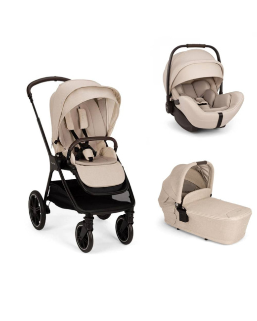 Poussette Trio Triv lx + Siège auto Arra Flex + Nacelle Lytl