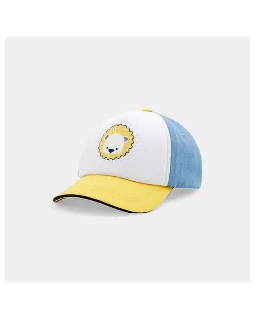 Casquette bimatière lion