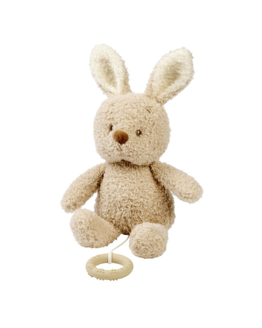 Peluche musicale lapin Teddy Bouclette