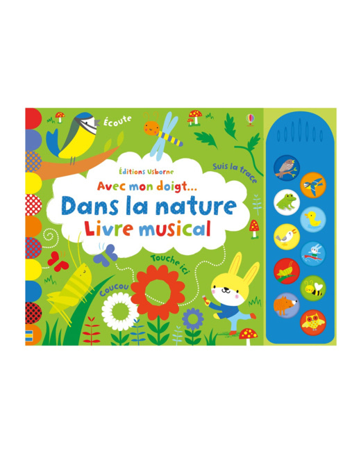 Livre sonore Avec mon doigt - Dans la nature
