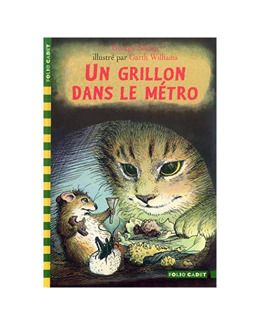 Livre Un Grillon Dans Le Métro - Folio Cadet - Dès 8 Ans
