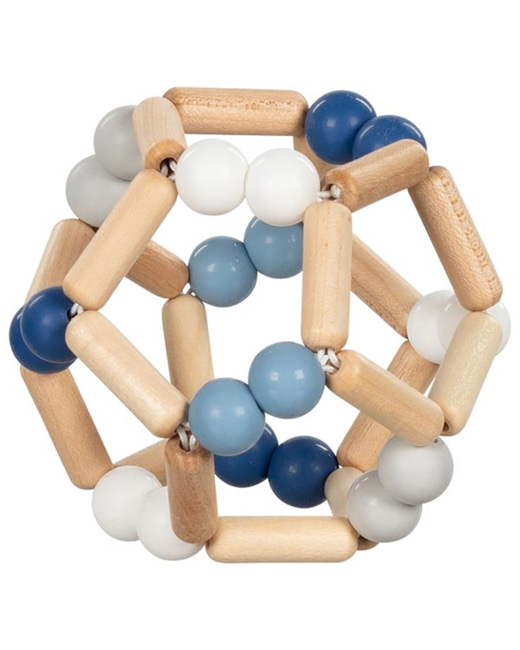 Hochet balle flexible en bois