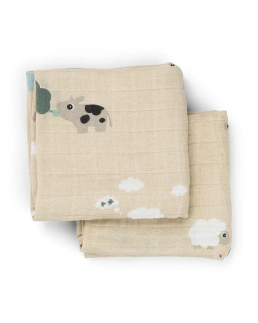 Lot de 2 langes Tiny Farm