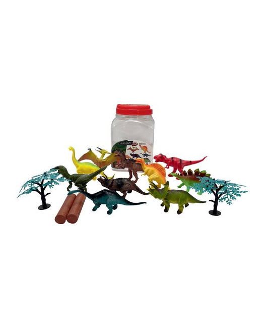 Baril figurines Les dinosaures