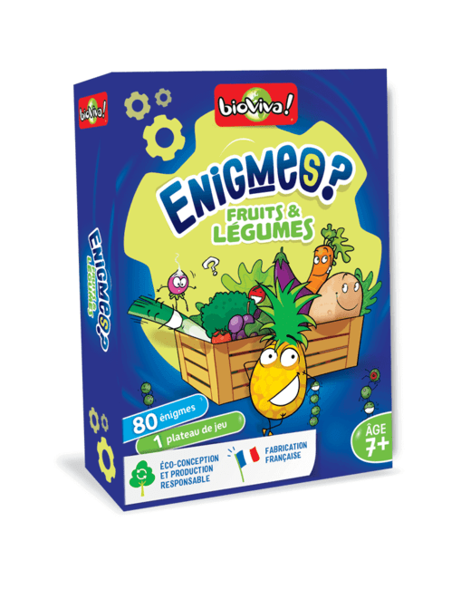 Jeu éducatif Enigmes - Fruits et Légumes