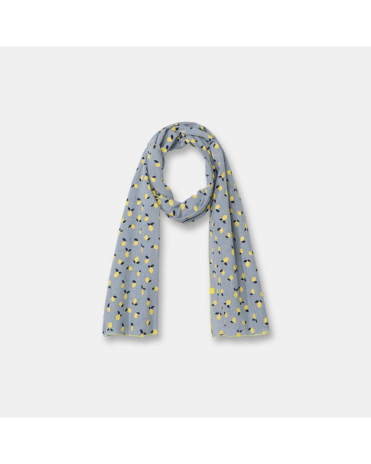 Foulard imprimé jaune fille