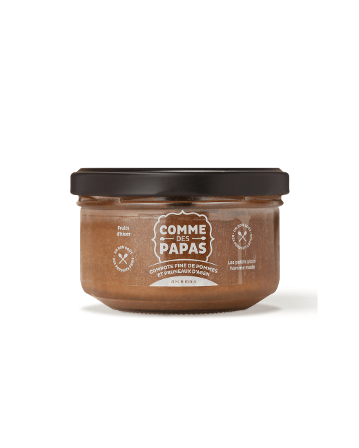 Compote fine de pommes et pruneaux d'Agen