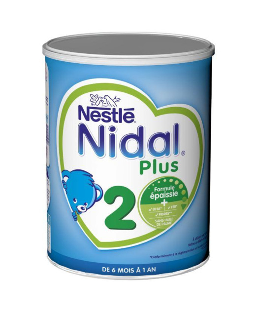 Nestlé Nidal 2 - Lait en poudre 2ème Age pour bébé de 6 à 12 mois - 800g :  : Epicerie
