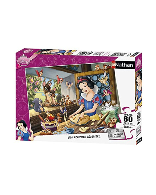Puzzle - Blanche-Neige fait de la pâtisserie - 60 pièces
