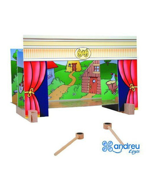 Théâtre magnétique en bois