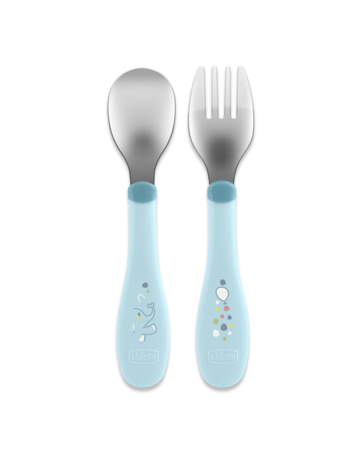 Couverts inox - Fourchette et cuillère 18M+