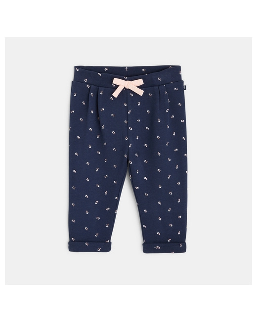 Pantalon molleton fleuri