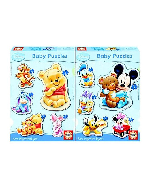 Coffret de 10 puzzles Baby Disney et winnie