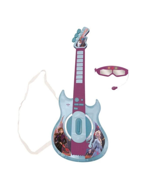 Guitare électronique lumineuse Reine Des Neiges