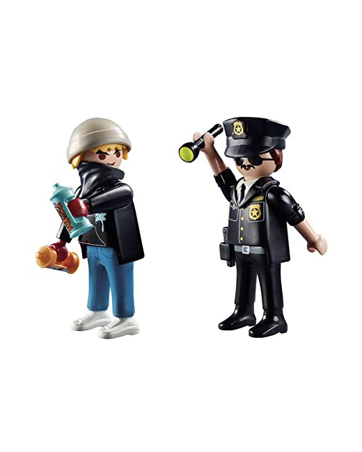 Playmobil City Action - Duo policier et tagueur