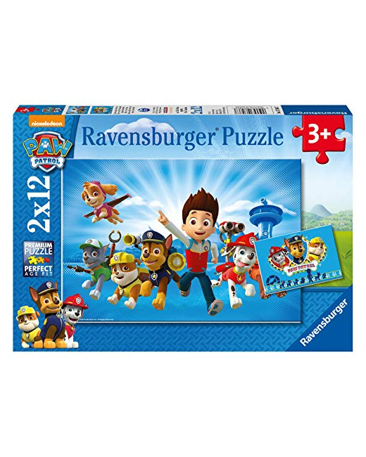 Puzzle - Ryder et la Pat‘Patrouille - 2x12 pièces