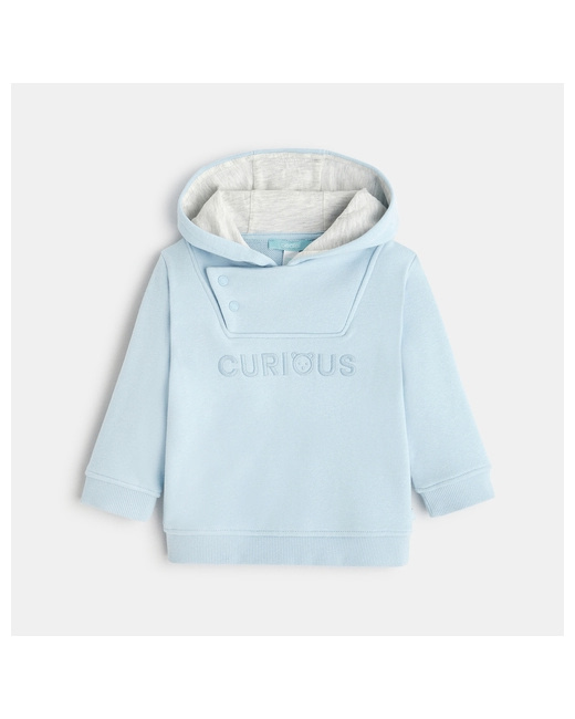 Sweat molleton à capuche bleu