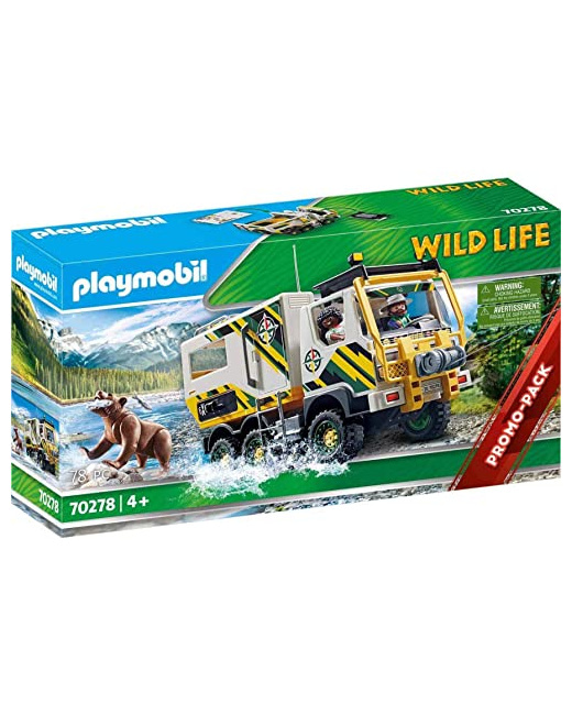 Playmobil Wild Life - Camion d'expédition en extérieur