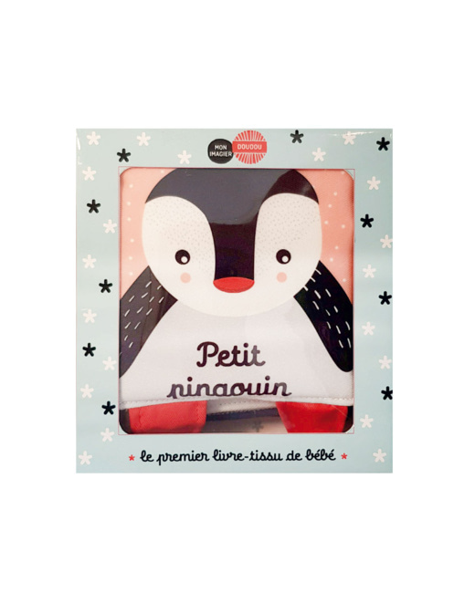 Livre tissu Petit pingouin et ses amis