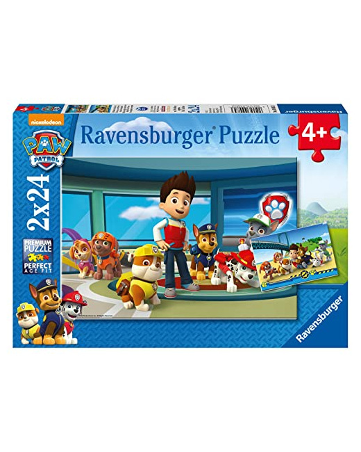 Puzzle - Des museaux efficaces - Pat'Patrouille - 2x24 pièces