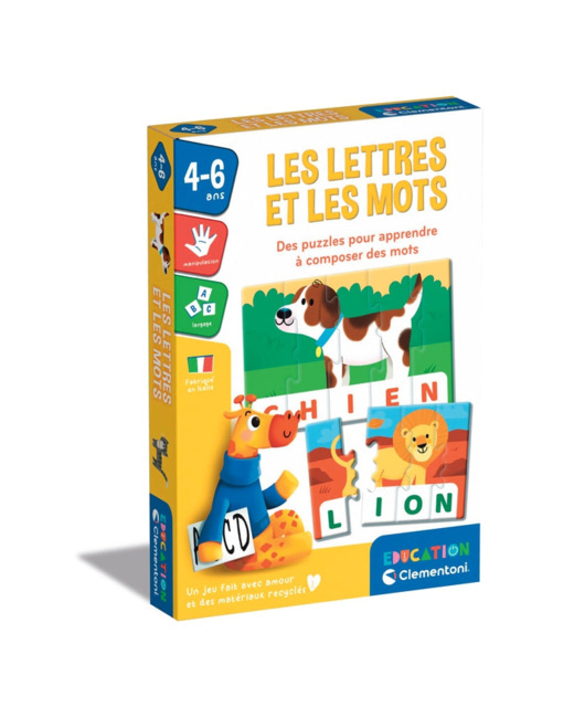 Jeu éducatif Les lettres et les mots