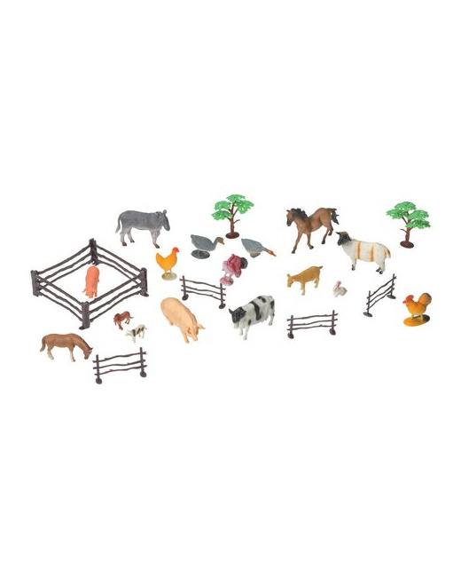 Baril figurines Les animaux de la ferme
