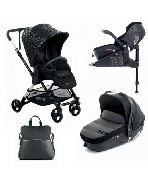 Poussette Trio Minnum + nacelle Micro + coque Koos