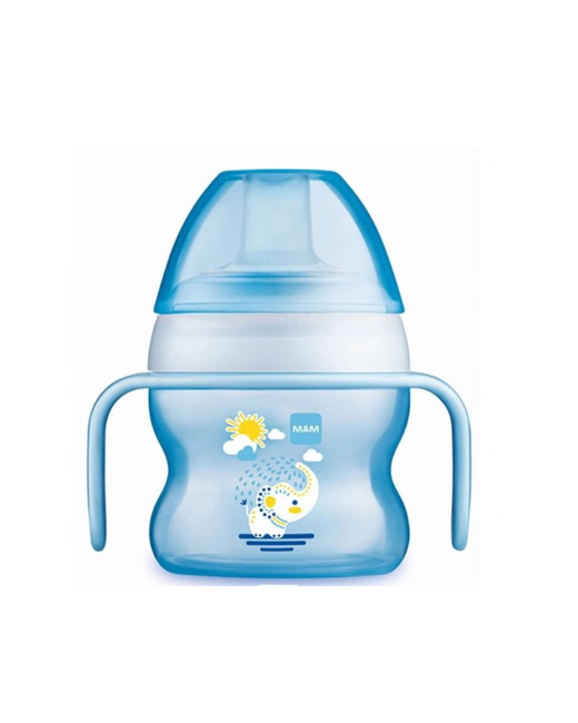 NUK Junior Cup Gourde pour enfant - 18 mois et plus - Gobelet  d'apprentissage anti-fuite avec bec doux - Clip et capuchon de protection -  Sans BPA - 300 ml - Bleu : : Bébé et Puériculture